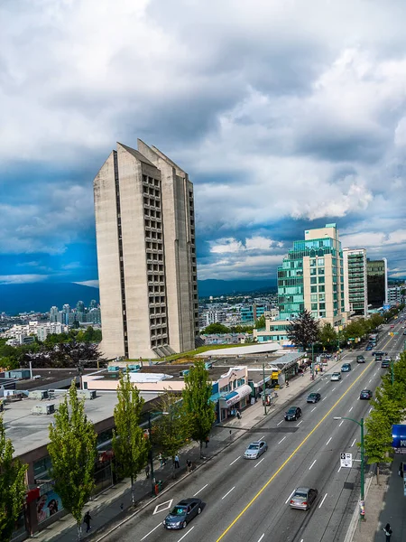 Stad Vancouver Ligt Aan Kust Van Stille Oceaan Het Jongste — Stockfoto