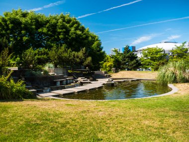 Vancouver, British Columbia Kanada 'daki Sun Yat Sen' in güzel kamu bahçeleri. Bu klasik Çin Bahçesi Çin dışında inşa edilmiş ve Çin Mahallesi 'nde yer alan ilk Çin ya da 