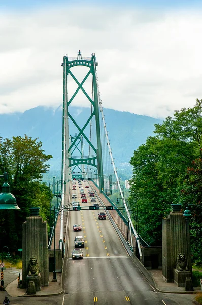 Leeuwenpoort Hangbrug Vancouver West Canada — Stockfoto