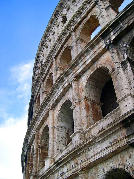 Colosseum Var Den Flavianska Amfiteatern Som Byggdes Vespasianus Vad Som — Stockfoto