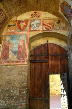 san Gimignano Toskana İtalya Ortaçağ kule