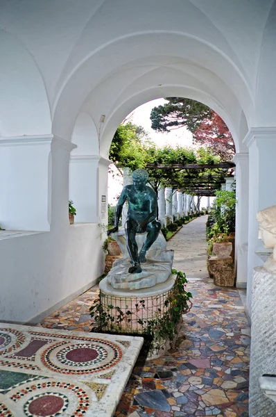 The Villa San Michele at Anacapri on the island of Capri in Italy — Stock Photo, Image