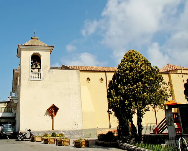 Igreja em Termini na Península de Sorrento Itália — Fotografia de Stock