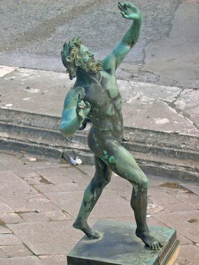 pompeii harap şehir İtalya içinde dans eden faun evi