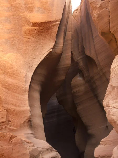 Sandstone interior of Upper Antelope Canyon, Navajo Nation Reservation, Arizona, — Stock Photo, Image