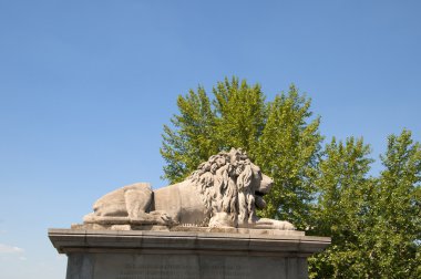 Budapeşte Macaristan nehir Tuna üzerinde zincir köprü