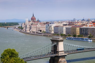 zincir köprü ve Budapeşte Kraliyet Sarayı