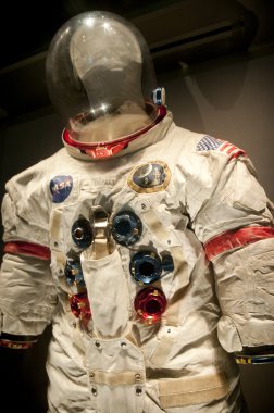Astronauts suit at the Kennedy Space Centre, Cape Canaveral, Florida, USA clipart