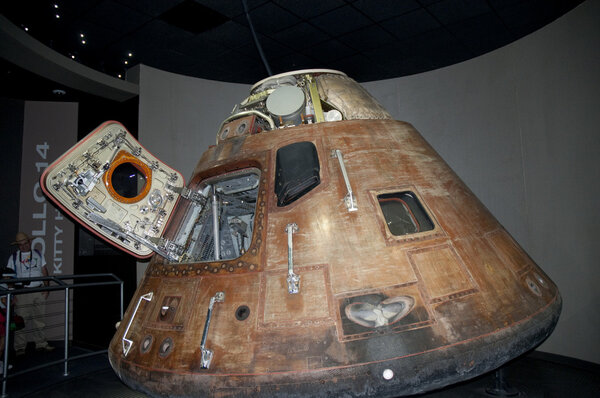 Re-entry Capsule at Kennedy Space Centre, Cape Canaveral, Florida, USA