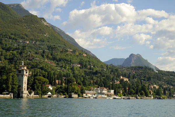 Gardone Riviera no Lago de Garda Itália — Fotografia de Stock