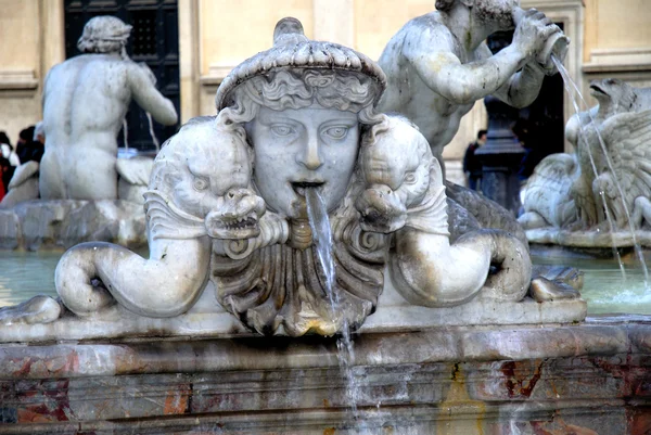 De Piazza Navona in Rome Italië — Stockfoto