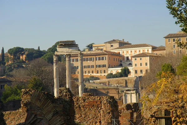 Het oude Forum in Rome Italië — Stockfoto