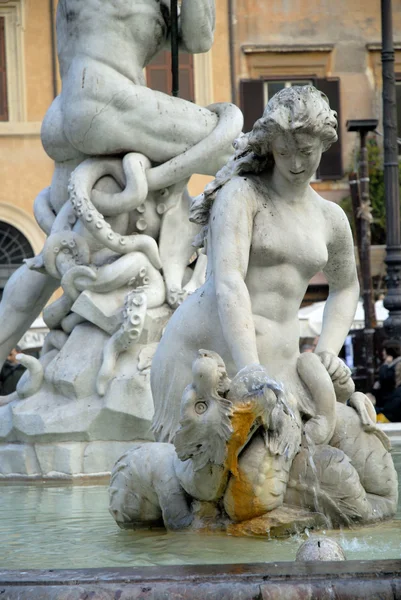 Piazza Navona w Rzymie — Zdjęcie stockowe