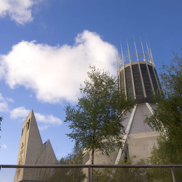 Liverpool İngiltere'de Katolik Katedrali — Stok fotoğraf