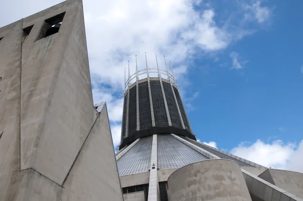 Liverpool İngiltere'de Katolik Katedrali — Stok fotoğraf