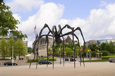 Spider Sculpture in Ottawa Canada clipart
