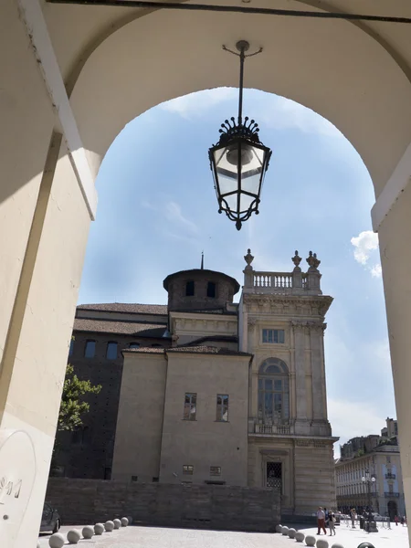 Palazzo Madama şehir Torino İtalya — Stok fotoğraf