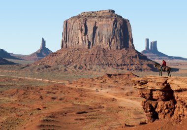 Monument Valley in Arizona USA clipart