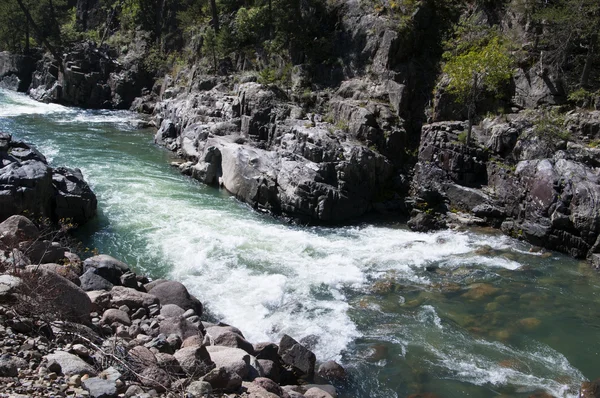 The Animas River from the Durango to Silverton Railway in Colorado USA — Stock Photo, Image