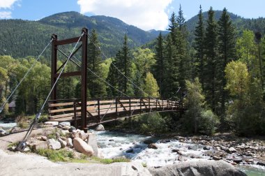 Durango Silverton Colorado ABD dar hat demiryolu