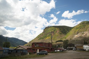 Nehir Animas Colorado ABD ile Rocky Dağları