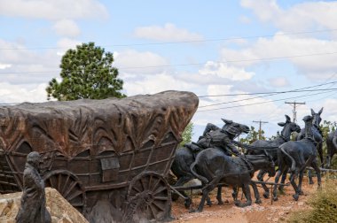 Sante Fe New Mexico'da heykel
