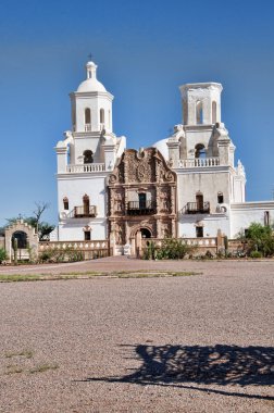 San Xavier del Bac İspanyol Katolik misyon Tucson Arizona