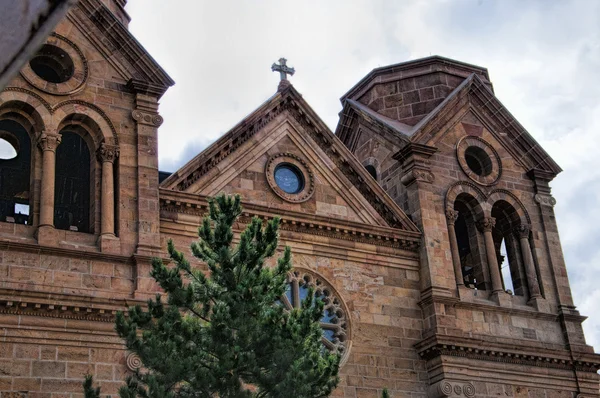 Santa Fe New Mexico ABD katedralde — Stok fotoğraf