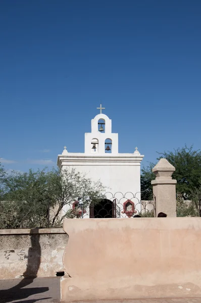 San Xavier del Bac de Spaanse katholieke missie Tucson Arizona — Stockfoto