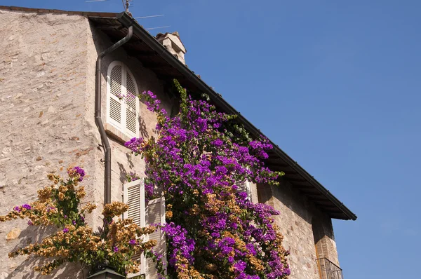 Building in Sirmione on Lake Garda Italy