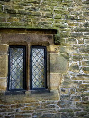 Blackburn Lancashire İngiltere'de Turton Tower'da Elizabeth mimarisi