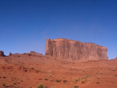Buttes ve mesas Monument Valley, Navajo aşiret toprakları, Arizona, Utah, Amerika