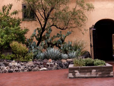 Eski kasaba Albuqueque New Mexico ABD birçok onun galerileri ile