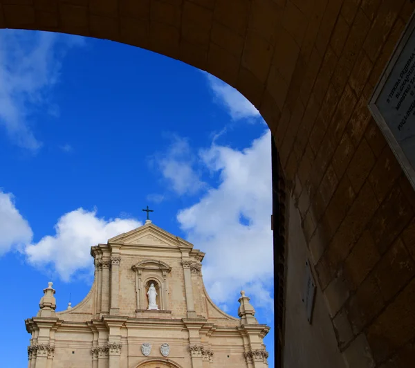 Gozo Cathedral dedicated to the  Assumption of the Blessed Virgin Mary — Stock Photo, Image
