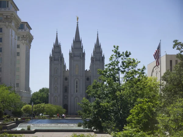 Salzsee-Stadt in den USA — Stockfoto