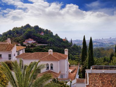 mijas andalucia Güney İspanya Köyü