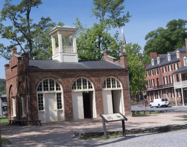 John Browns Fort in the town of Harpers Ferry in Virginia USA