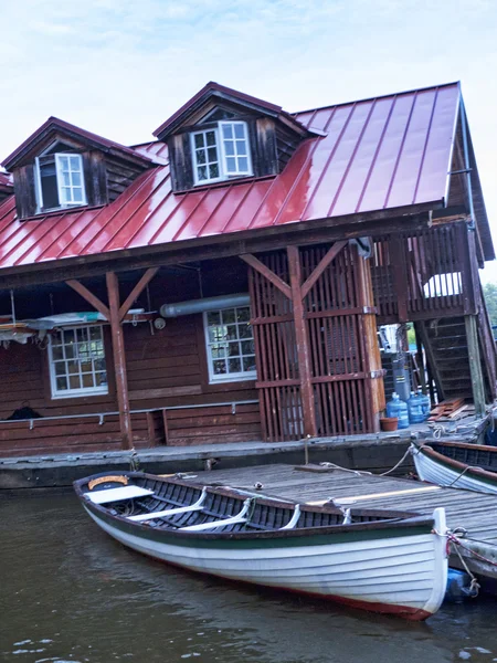 Boatyard v Alexandrii Virginia Usa — Stock fotografie