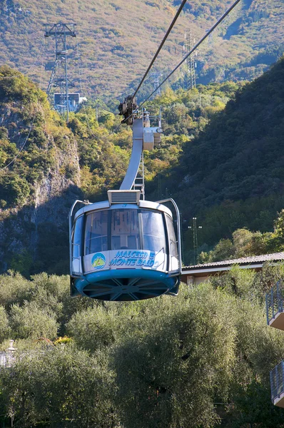 Cable Car up Monte Baldo in Malcesine on Lake Garda in the Northern Italian Lakes — 스톡 사진