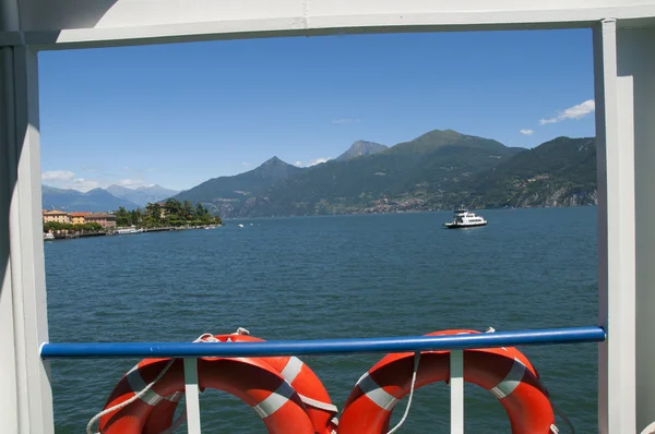 Pohled z jezera Como v Lombardii, — Stock fotografie