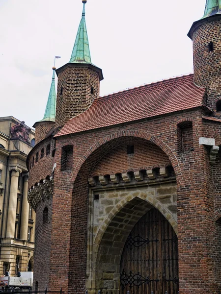 Il Bastione di Cracovia Polonia — Foto Stock