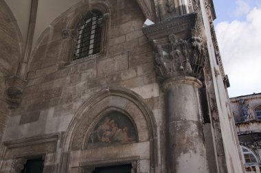 Duvarlı şehir, Dubrovnic Hırvatistan Avrupa'nın mimari detay