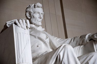 Başkan Abraham Lincoln Washington boyutlarda heykellere uygulayan