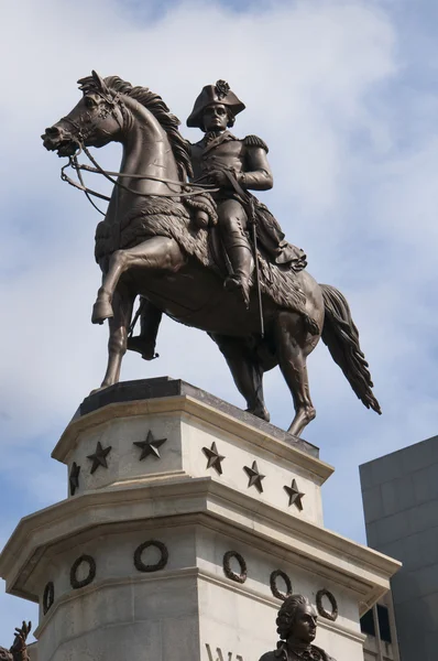 Estatua de George Washington en Washington DC EE.UU. — Foto de Stock