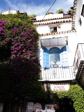 Binalar eski kasaba Marbella Costa Del Sol Andalucia, İspanya