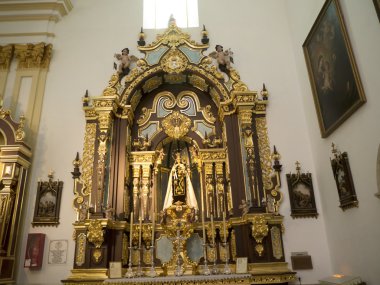 Parish Kilisesi eski kasaba Marbella Costa Del Sol Andalucia, İspanya