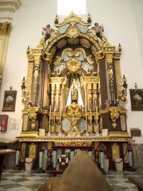 Parish Kilisesi eski kasaba Marbella Costa Del Sol Andalucia, İspanya