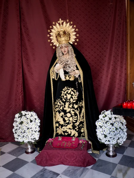 Chiesa parrocchiale nel centro storico di Marbella sulla Costa Del Sol Andalucia, Spagna — Foto Stock