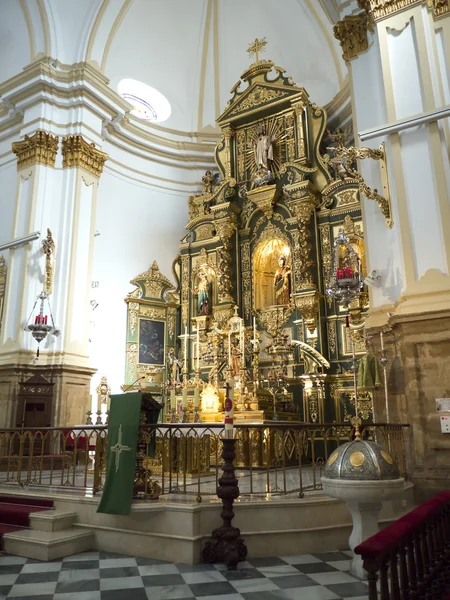 Pfarrkirche in der Altstadt von Marbella an der Costa del Sol, Spanien — Stockfoto