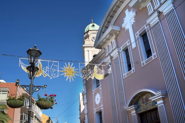 Cattedrale sulla Rocca di Gibilterra all'ingresso del Mar Mediterraneo — Foto Stock